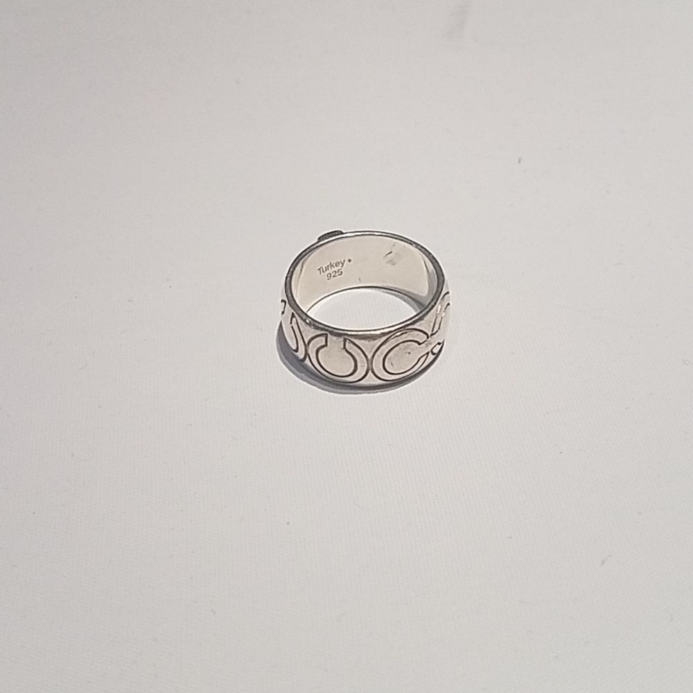 Silver Coach Ring